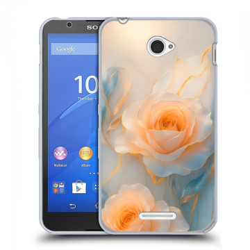 Пластиковый чехол на Sony Xperia E4 с принтом Женский