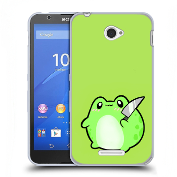 Пластиковый чехол на Sony Xperia E4 с принтом Лягушенок Пластиковый чехол на Sony Xperia E4 с принтом Лягушенок