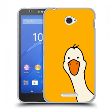 Пластиковый чехол на Sony Xperia E4 с принтом Утка