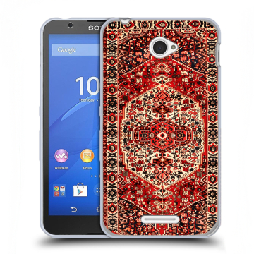 Пластиковый чехол на Sony Xperia E4 с принтом Ковер