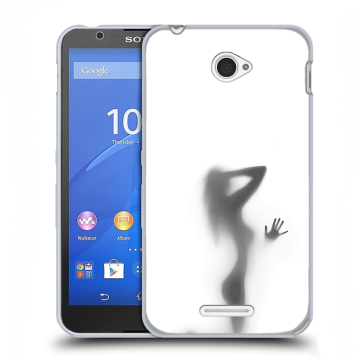 Пластиковый чехол на Sony Xperia E4 с принтом Силуэт