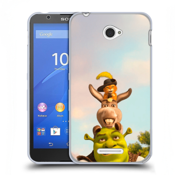 Пластиковый чехол на Sony Xperia E4 с принтом Шрек Shrek Пластиковый чехол на Sony Xperia E4 с принтом Шрек Shrek