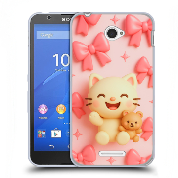 Пластиковый чехол на Sony Xperia E4 с принтом для девочек Пластиковый чехол на Sony Xperia E4 с принтом для девочек
