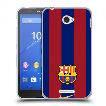 Пластиковый чехол на Sony Xperia E4 с принтом Барселона Barcelona
