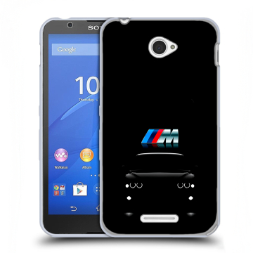 Пластиковый чехол на Sony Xperia E4 с принтом БМВ BMW