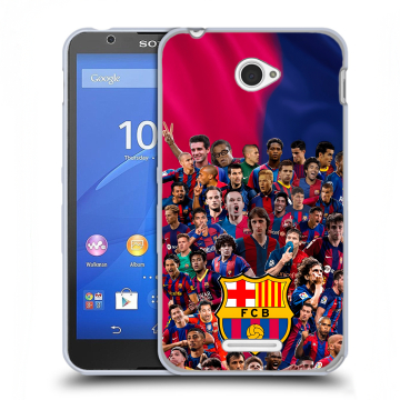 Пластиковый чехол на Sony Xperia E4 с принтом Барселона Barcelona