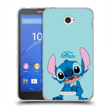 Пластиковый чехол на Sony Xperia E4 с принтом Лило и Стич