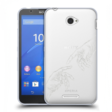 Пластиковый чехол на Sony Xperia E4 с принтом Сотворение мира Пластиковый чехол на Sony Xperia E4 с принтом Сотворение мира