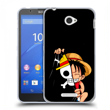 Пластиковый чехол на Sony Xperia E4 с принтом One Piece Ван Пис Пластиковый чехол на Sony Xperia E4 с принтом One Piece Ван Пис