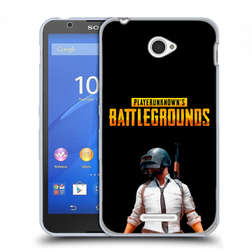 Пластиковый чехол на Sony Xperia E4 с принтом PUGB ПАГБ Пластиковый чехол на Sony Xperia E4 с принтом PUGB ПАГБ