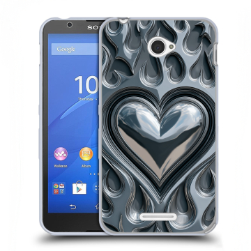 Пластиковый чехол на Sony Xperia E4 с принтом Y2K Пластиковый чехол на Sony Xperia E4 с принтом Y2K