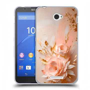 Пластиковый чехол на Sony Xperia E4 с принтом женский Пластиковый чехол на Sony Xperia E4 с принтом женский