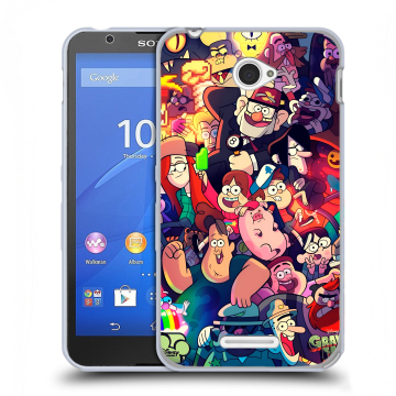 Пластиковый чехол на Sony Xperia E4 с принтом Gravity Falls Гравити Фолз Пластиковый чехол на Sony Xperia E4 с принтом Gravity Falls Гравити Фолз