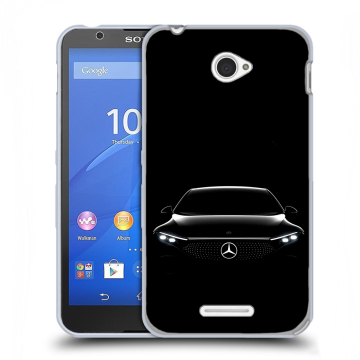 Пластиковый чехол на Sony Xperia E4 с принтом Mercedes Мерседес Пластиковый чехол на Sony Xperia E4 с принтом Mercedes Мерседес