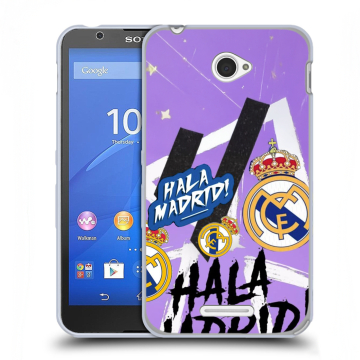 Пластиковый чехол на Sony Xperia E4 с принтом Real Madrid Реал Мадрид Пластиковый чехол на Sony Xperia E4 с принтом Real Madrid Реал Мадрид