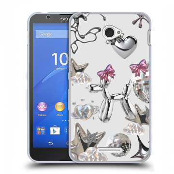 Пластиковый чехол на Sony Xperia E4 с принтом Y2K Пластиковый чехол на Sony Xperia E4 с принтом Y2K
