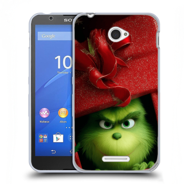 Пластиковый чехол на Sony Xperia E4 с принтом Новый год Пластиковый чехол на Sony Xperia E4 с принтом Новый год