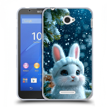 Пластиковый чехол на Sony Xperia E4 с принтом Новый год Пластиковый чехол на Sony Xperia E4 с принтом Новый год