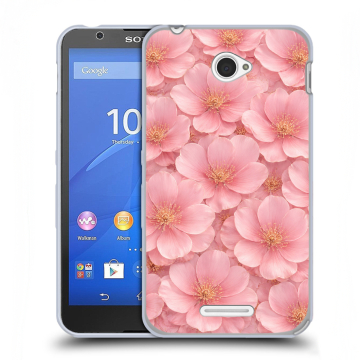 Пластиковый чехол на Sony Xperia E4 с принтом женский Пластиковый чехол на Sony Xperia E4 с принтом женский