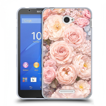 Пластиковый чехол на Sony Xperia E4 с принтом женский Пластиковый чехол на Sony Xperia E4 с принтом женский