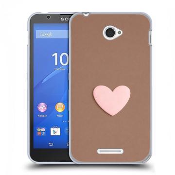 Пластиковый чехол на Sony Xperia E4 с принтом женский