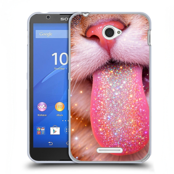 Пластиковый чехол на Sony Xperia E4 с принтом для девочек Пластиковый чехол на Sony Xperia E4 с принтом для девочек