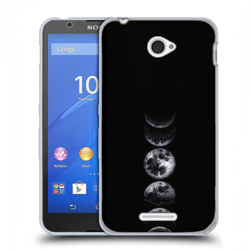 Пластиковый чехол на Sony Xperia E4 с принтом женский