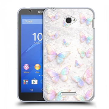 Пластиковый чехол на Sony Xperia E4 с принтом женский Пластиковый чехол на Sony Xperia E4 с принтом женский