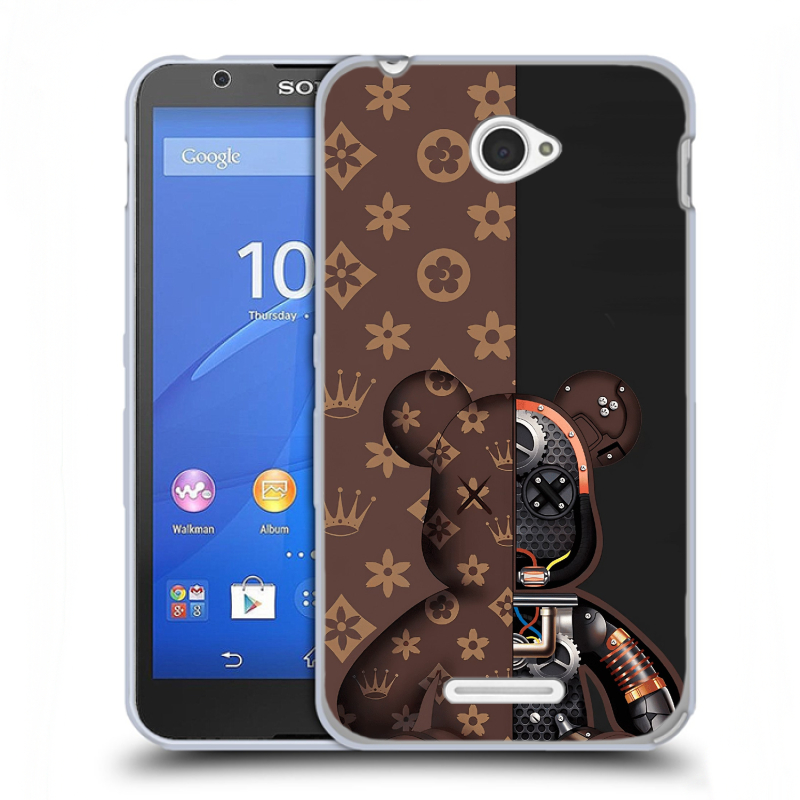 Пластиковый чехол на Sony Xperia E4 с принтом Луи робот Пластиковый чехол на Sony Xperia E4 с принтом Луи робот