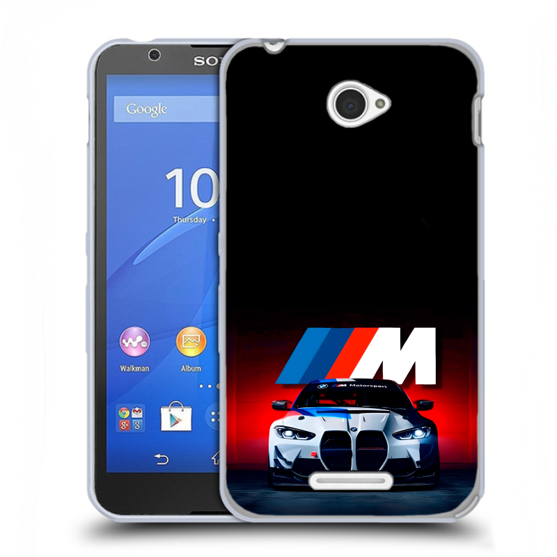 Пластиковый чехол на Sony Xperia E4 с принтом БМВ BMW Пластиковый чехол на Sony Xperia E4 с принтом БМВ BMW