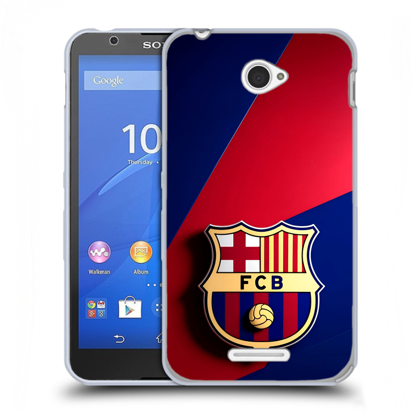 Пластиковый чехол на Sony Xperia E4 с принтом Барселона Barcelona Пластиковый чехол на Sony Xperia E4 с принтом Барселона Barcelona