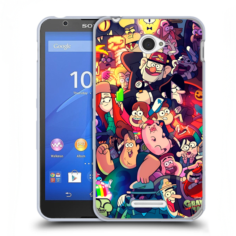 Пластиковый чехол на Sony Xperia E4 с принтом Gravity Falls Гравити Фолз Пластиковый чехол на Sony Xperia E4 с принтом Gravity Falls Гравити Фолз