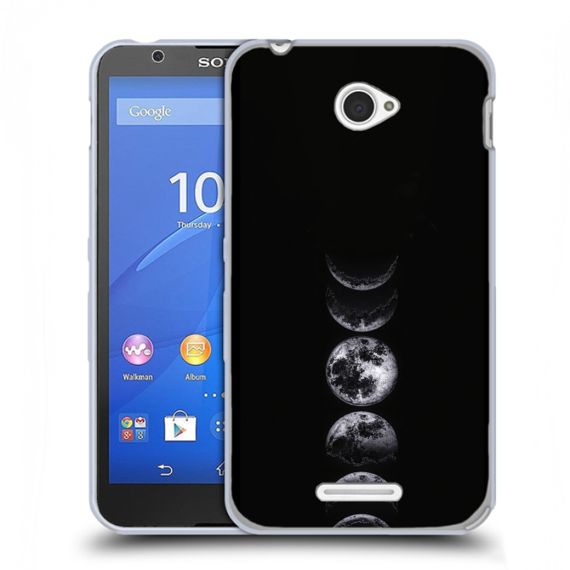 Пластиковый чехол на Sony Xperia E4 с принтом женский Пластиковый чехол на Sony Xperia E4 с принтом женский