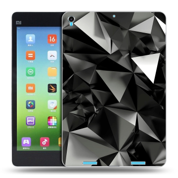 Силиконовый чехол на планшета Xiaomi MiPad с принтом Черные кристаллы