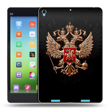 Силиконовый чехол на планшета Xiaomi MiPad с принтом Герб России