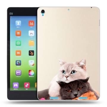 Силиконовый чехол на планшета Xiaomi MiPad с принтом Кошки