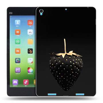 Силиконовый чехол на планшета Xiaomi MiPad с принтом Черная клубника