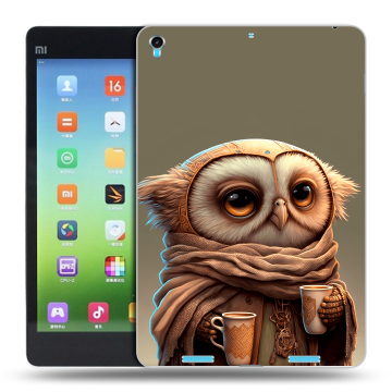 Силиконовый чехол на планшета Xiaomi MiPad с принтом Сова