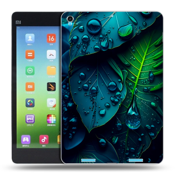 Силиконовый чехол на планшета Xiaomi MiPad с принтом Листья