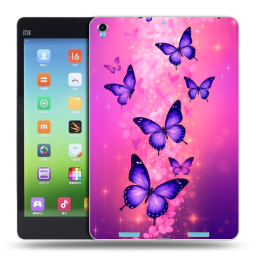 Силиконовый чехол на Xiaomi MiPad с принтом Бабочки
