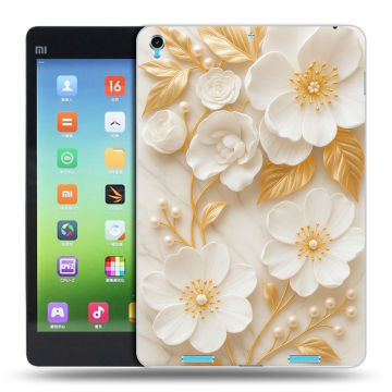 Силиконовый чехол на Xiaomi MiPad с принтом Цветы
