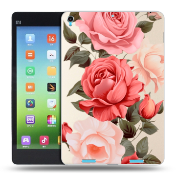 Силиконовый чехол на Xiaomi MiPad с принтом Розы