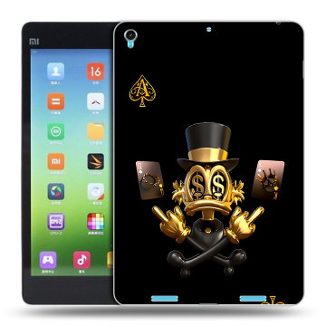 Силиконовый чехол на Xiaomi MiPad с принтом Золотой скрудж макдак