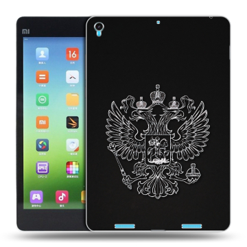 Силиконовый чехол на Xiaomi MiPad с принтом Герб России