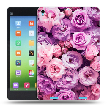 Силиконовый чехол на Xiaomi MiPad с принтом лавандовые розы Силиконовый чехол на Xiaomi MiPad с принтом лавандовые розы