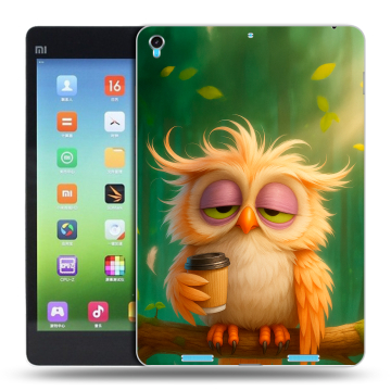 Силиконовый чехол на Xiaomi MiPad с принтом сова