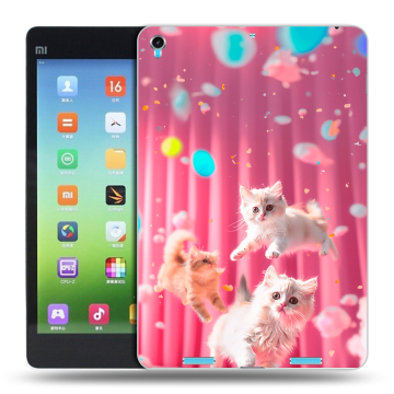 Силиконовый чехол на Xiaomi MiPad с принтом милые котики Силиконовый чехол на Xiaomi MiPad с принтом милые котики