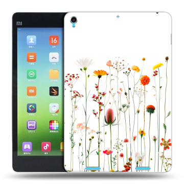 Силиконовый чехол на Xiaomi MiPad с принтом цветы