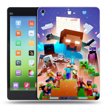 Силиконовый чехол на Xiaomi MiPad с принтом Майнкрафт Minecraft Силиконовый чехол на Xiaomi MiPad с принтом Майнкрафт Minecraft