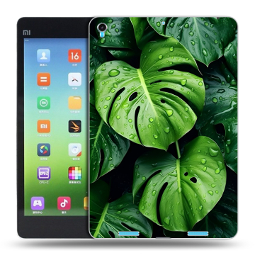 Силиконовый чехол на Xiaomi MiPad с принтом Листья